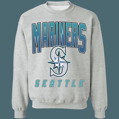 Seattle Mariners MLB Crewneck Sweatshirt Hoodie Shirt, Perfect for Baseball Fans - Image 4