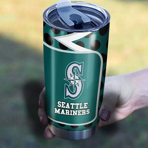 Seattle Mariners MLB Tumbler - Fan-favorite Tumbler for Baseball Fans with Custom MLB Logo - Image 2