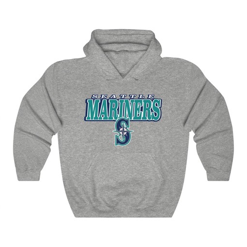 Seattle Mariners Vintage 90's MLB Hoodie Sweatshirt for Sport Shirt Fans