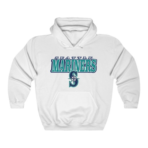Seattle Mariners Vintage 90's MLB Hoodie Sweatshirt for Sport Shirt Fans - Image 2