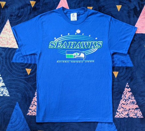 Seattle Seahawk NFL Logo Deadstock Sweatshirt T-shirt - Vintage Style Perfect Gift for NFL Fans