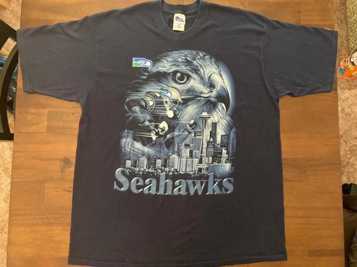 Seattle Seahawks 2001 Vintage Style NFL Graphic Sweatshirt T-shirt, NCAA Football Teams Gifts for Fans