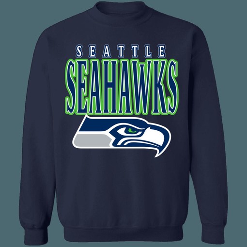 Seattle Seahawks Retro NFL American Football Sweatshirt Hoodie for Fans