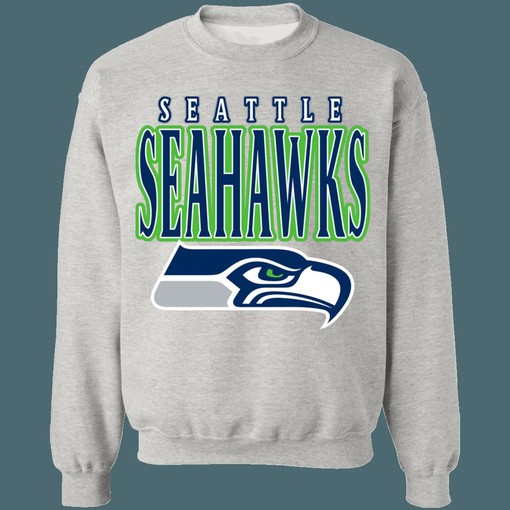 Seattle Seahawks Retro NFL American Football Sweatshirt Hoodie for Fans - Image 2