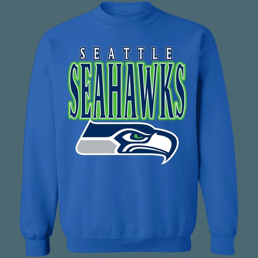 Seattle Seahawks Retro NFL American Football Sweatshirt Hoodie for Fans - Image 3