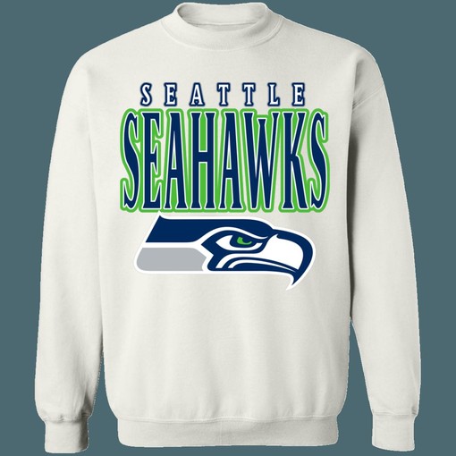 Seattle Seahawks Retro NFL American Football Sweatshirt Hoodie for Fans - Image 4