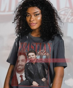 Sebastian Stan Tribute Shirt, Sebastian Stan Homage Retro 90's Tee, Fans Gift, Sebastian Stan Funny Shirt