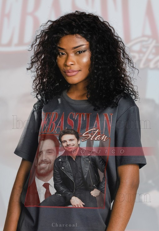 Sebastian Stan Tribute Shirt, Sebastian Stan Homage Retro 90's Tee, Fans Gift, Sebastian Stan Funny Shirt