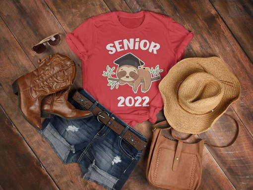 Senior Koala Class of 2022 Shirt, Funny Graduation Tee, Koala Lover Gift, Senior 2022 Shirts, Graduate Gift - Image 3