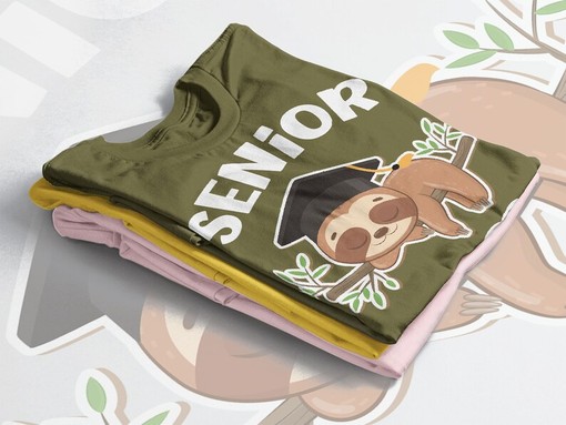 Senior Koala Class of 2022 Shirt, Funny Graduation Tee, Koala Lover Gift, Senior 2022 Shirts, Graduate Gift - Image 4