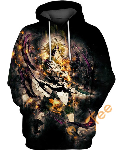 Seven Deadly Sins Meliodas 3D Hoodie - Men's 3D Printed Hoodies