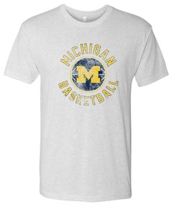 Shadow the competition with this Michigan Wolverines Basketball Shadow Crewneck Shirt
