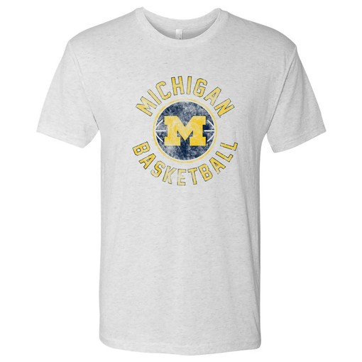 Shadow the competition with this Michigan Wolverines Basketball Shadow Crewneck Shirt