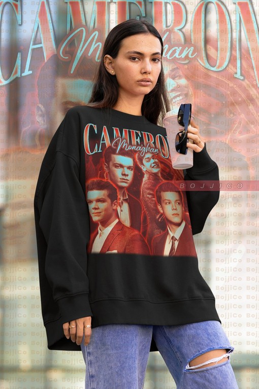 Shameless Cameron Monaghan Sweatshirt, Ian Gallagher Homage Tee, Minimalist Movie Shirts for Men