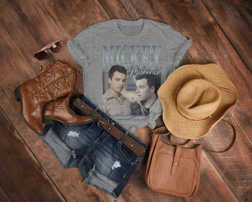 Shameless Noel Fisher Shirt - Mickey Milkovich Fan Tee - Movie Fans Gifts for Men and Women - Image 3