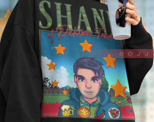 Shane Sweatshirt - STARDW VALLY Fan Gift Featuring Food Spirit, Leah & Shane Characters - Image 4