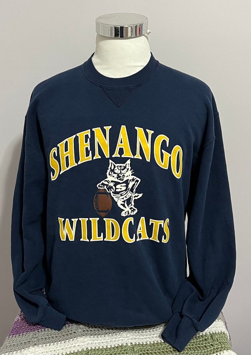 Shenango Wildcats Pennsylvania Highschool Sports 80s Vintage Russell Athletic Sweatshirt, College Shirts