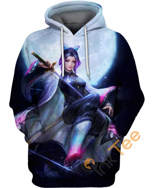 Shinobu Kocho Butterfly Demon Slayer All Over Print 3D Hoodie