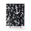 Shipwrecked Pirate Anchor Restroom Shower Curtain - Add a Touch of Adventure