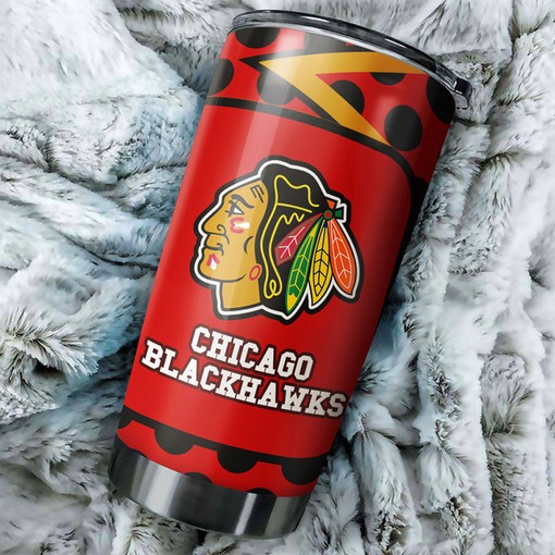 Show Off Your Blackhawks Spirit with This Fanatics NHL Tumbler 20 oz