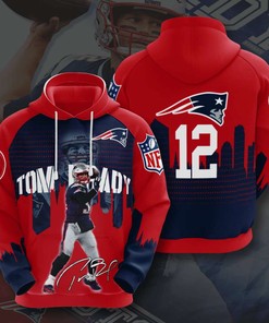Show Your Fan Support with Custom Sport All Over Print Hoodie 3D for New England Patriots Fans with Bold Details