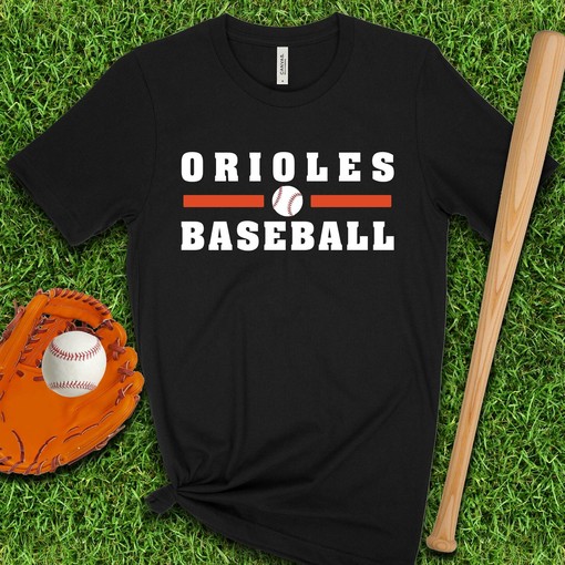Show Your Love for Baltimore Baseball with This Black Cotton Tee Baltimore Orioles Baseball T-Shirt, NCAA Shirts Men