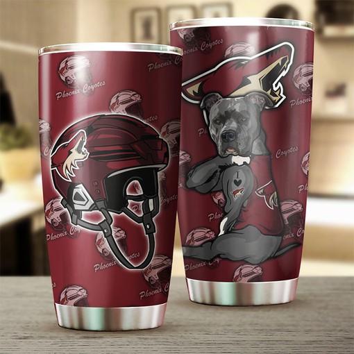 Show Your Love for Dogs and Hockey with This Cute Phoenix Coyotes NHL Tumbler