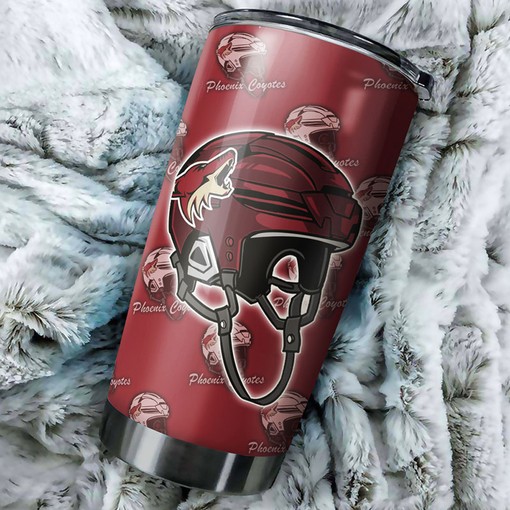 Show Your Love for Dogs and Hockey with This Cute Phoenix Coyotes NHL Tumbler - Image 2