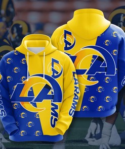 Show Your Love for Los Angeles Rams with 3D Hoodie All Over Print Design