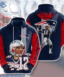 Show Your Love for New England Patriots with Custom Sport All Over Print Hoodie 3D Featuring Bold Colors