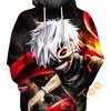 Show Your Love for Tokyo Ghoul with Ken Kaneki Hoodie 3D
