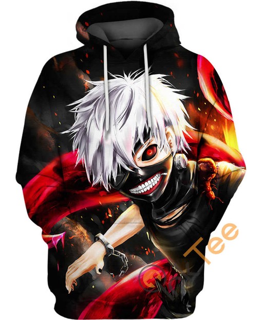 Show Your Love for Tokyo Ghoul with Ken Kaneki Hoodie 3D