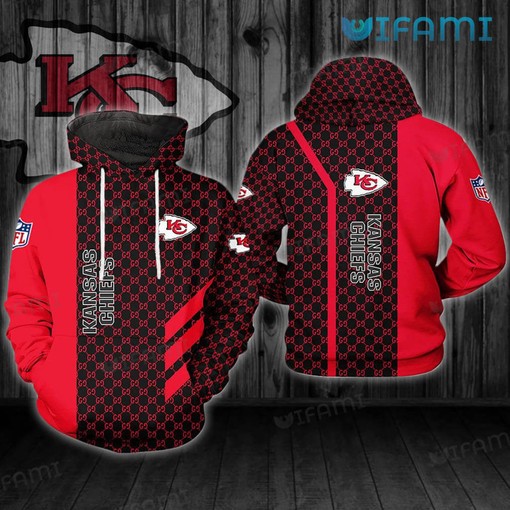 Show Your Love for the Kansas City Chiefs with a Custom All Over Print 3D Hoodie featuring Football Custom Name