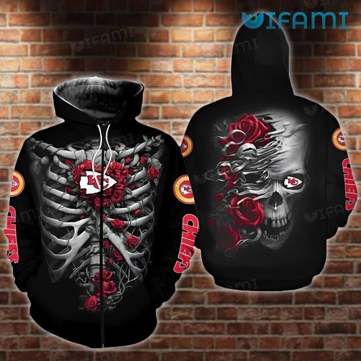 Show Your Love for the Kansas City Chiefs with a Grinch Christmas Box 3D Hoodie with All Over Print Design