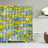 Show Your Love for the Ocean with Japanese Style Fish Shower Curtain, Ocean Sea Life Bathroom Decoration