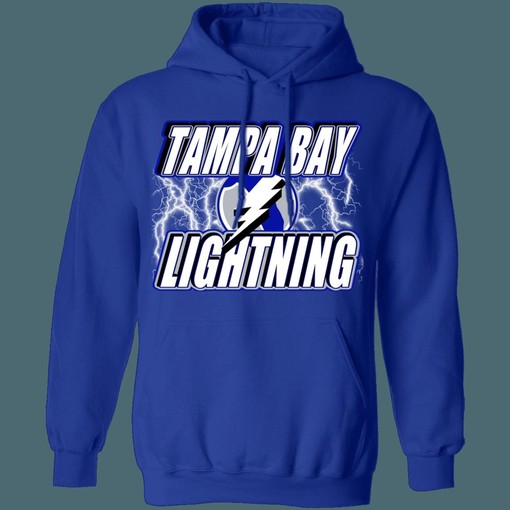 Show Your NHL Credits with Tampa Bay Lightning Lightning Strike Retro NHL Hoodie Sweatshirt Sport Shirt