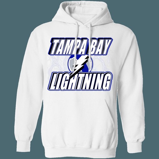 Show Your NHL Credits with Tampa Bay Lightning Lightning Strike Retro NHL Hoodie Sweatshirt Sport Shirt - Image 3