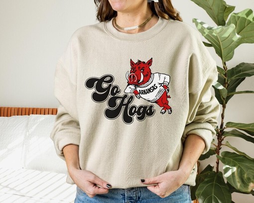 Show Your Razorback Pride with Arkansas Football Apparel, NCAA Shirts Women, State University Shirt - Image 2