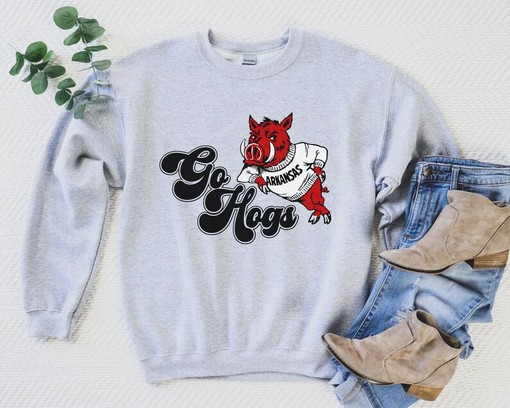 Show Your Razorback Pride with Arkansas Football Apparel, NCAA Shirts Women, State University Shirt - Image 3