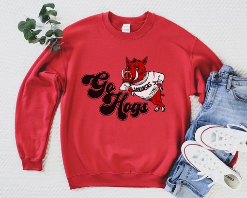Show Your Razorback Pride with Arkansas Football Apparel, NCAA Shirts Women, State University Shirt - Image 4