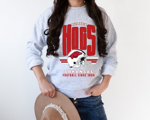 Show Your Razorback Pride with Arkansas Football Apparel Sweatshirts, NCAA Shirts Women - Image 4