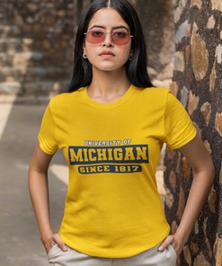 Show Your Support for Michigan with a Wolverines Shirt or Michigan State Shirt, NCAA Shirts for Men T-Shirt