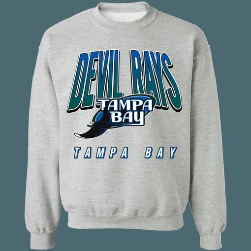 Show Your Support for Tampa Bay Devil Rays with this Retro 90's Sweatshirt Hoodie Shirt - Image 3