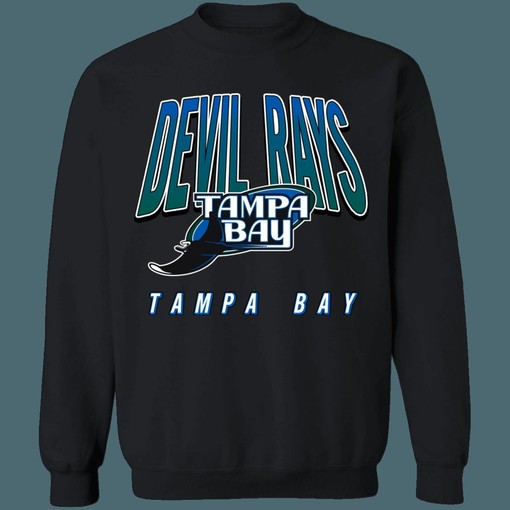 Show Your Support for Tampa Bay Devil Rays with this Retro 90's Sweatshirt Hoodie Shirt - Image 4