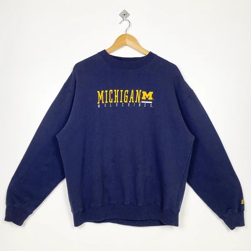 Show Your Support for University of Michigan Wolverines with Starter NCAA Shirts, Sweatshirts, and Hoodies