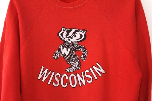 Show Your Support for University of Wisconsin with Vintage Style Sweatshirt Bundle, NCAA Fan Gift with ncaa shirts women - Image 2