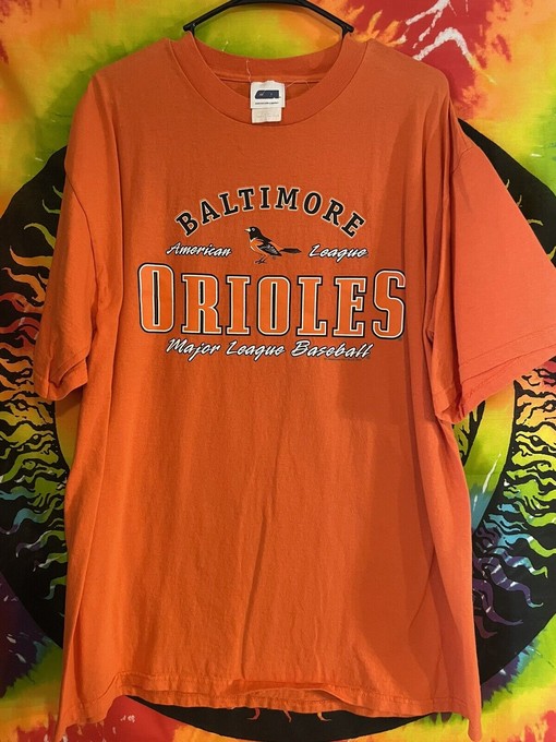 Show Your Support with This Vintage 2004 Baltimore Orioles Baseball T-Shirt, American University Shirt