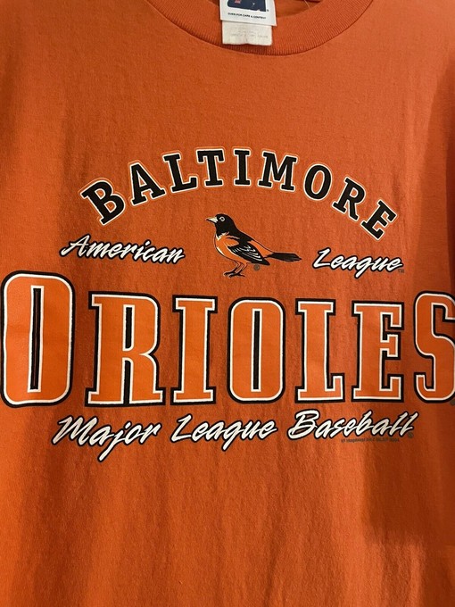 Show Your Support with This Vintage 2004 Baltimore Orioles Baseball T-Shirt, American University Shirt - Image 2