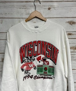 Show Your Support with a Wisconsin Badgers Rose Bowl Champions Sweatshirt - NCAA Fan Gear