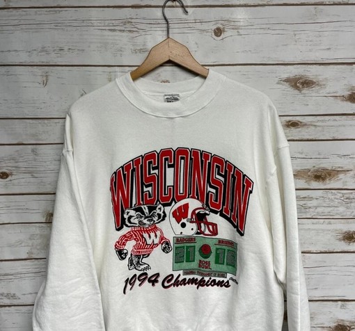 Show Your Support with a Wisconsin Badgers Rose Bowl Champions Sweatshirt - NCAA Fan Gear